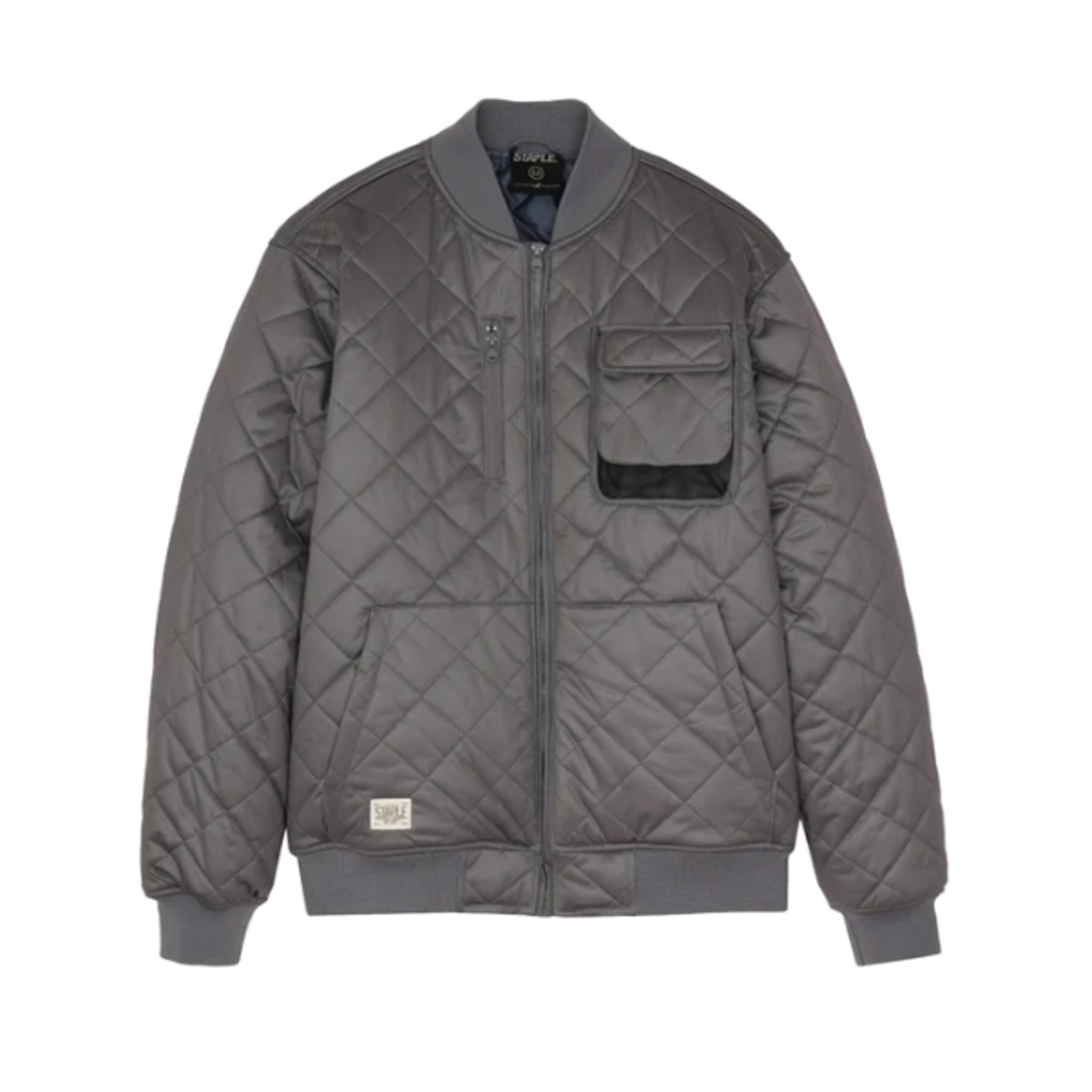 Ironside Quilted Jacket Charcoal