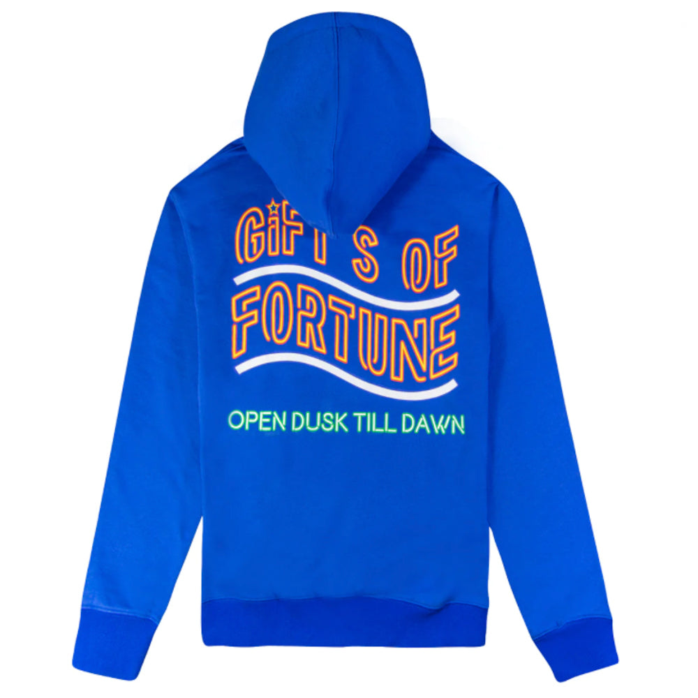 Gifts of Fortune Neon Girl Hoodie Blue Silverstar