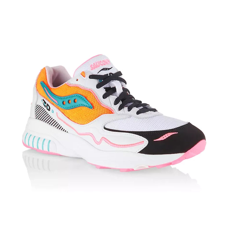 Saucony - 3D Grid Hurricane | White - Orange