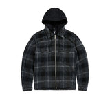 Jordan Craig - Flannel Over Shirt With Hood | Black Shadow