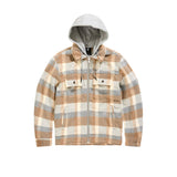 Jordan Craig - Flannel Over Shirt With Hood | Khaki