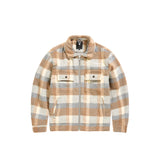 Jordan Craig - Flannel Over Shirt With Hood | Khaki