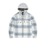 Jordan Craig - Flannel Over Shirt With Hood | L/Blue
