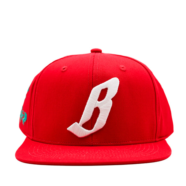 BB Flying B Snapback Hat | Red