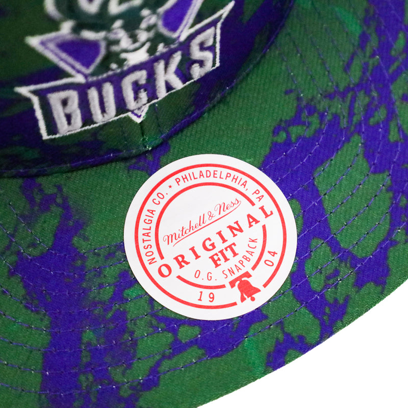 NBA Down For All Snapback HWC Bucks | Green