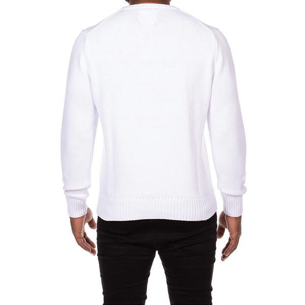 BBC - Campus Sweater | White