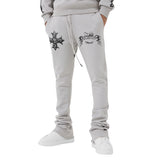 Jordan Craig - SYIP Tour Stacked Joggers | Light Grey
