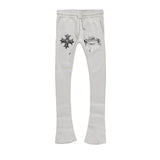 Jordan Craig - SYIP Tour Stacked Joggers | Light Grey