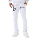 Jordan Craig - SYIP Tour Stacked Joggers | White