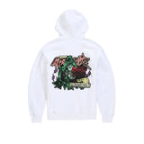 Jordan Craig - Rhinestone Paradise Zip Up | White