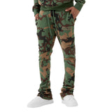 Jordan Craig - Fleece Stacked Joggers | Vintage Camo
