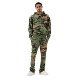 Jordan Craig - Fleece Stacked Joggers | Vintage Camo