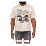 BBC - BB Side B SS Knit Cropped Tee | Winter White