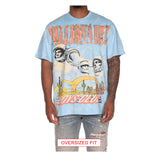 BBC - BB Rushmore SS Knit (Oversized Fit) Tee | Baltic Sea