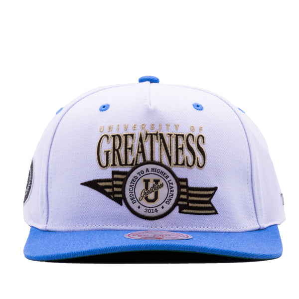 University of Greatness A-Frame Curved Visor | White