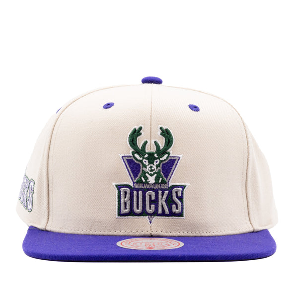 NBA Sail 2 Tone Snapback HWC Bucks | Off White