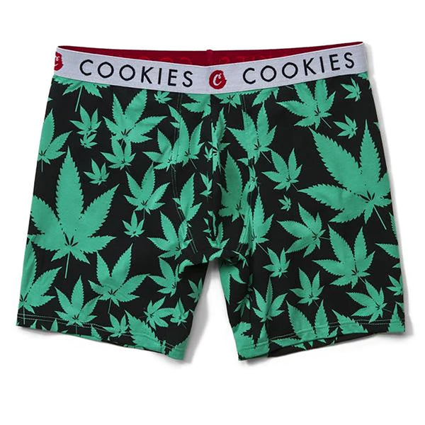 Cookies - Leaf Print Boxer Briefs | Green