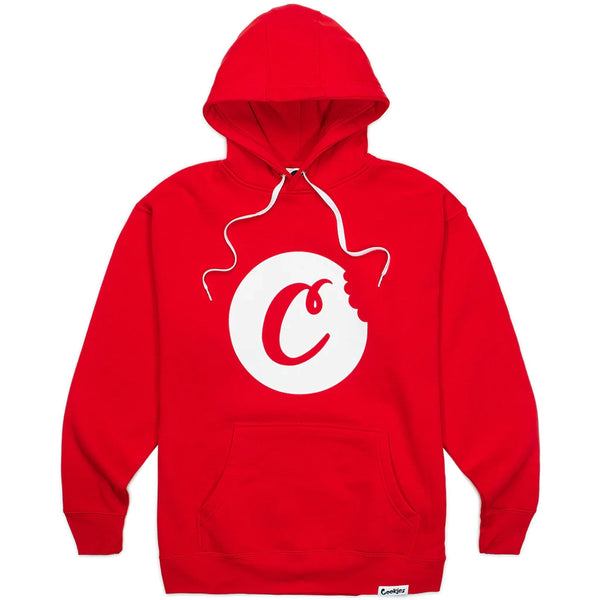 Cookies - C Bite Logo Pullover Hoodie | Red/White