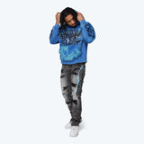Smoke Rise - Paradise Fleece 2FER Hoodie | Nautical Blue