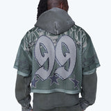 Smoke Rise - LUXE Club Mesh Hoodie | Moss