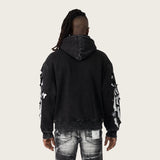 Smoke Rise - Racing Double Layer Hoodie | Black