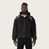 Smoke Rise - Gemstone Full Zip Hoodie | Black