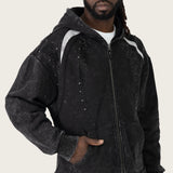 Smoke Rise - Gemstone Full Zip Hoodie | Black