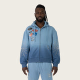 Smoke Rise - No Rules Fleece Hoodie | Dusk Blue