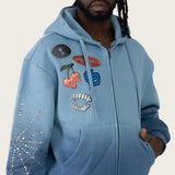 Smoke Rise - No Rules Fleece Hoodie | Dusk Blue