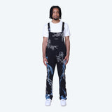 Smoke Rise - Paradise Fleece Overall | Black