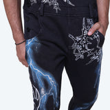 Smoke Rise - Paradise Fleece Overall | Black