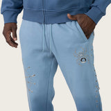 Smoke Rise - No Rules Fleece Joggers | Dusk Blue