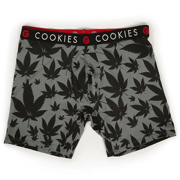 Cookies - Leaf Print Boxer Briefs | Grey