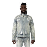 Smoke Rise - Super Sonic Denim Jacket | Ellis Blue