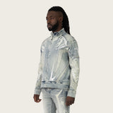 Smoke Rise - Super Sonic Denim Jacket | Ellis Blue