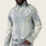 Smoke Rise - Super Sonic Denim Jacket | Ellis Blue