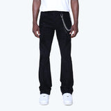 Smoke Rise - Field Flocked Jeans | Dorset Black