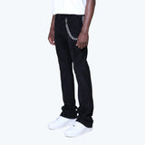 Smoke Rise - Field Flocked Jeans | Dorset Black