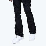 Smoke Rise - Field Flocked Jeans | Dorset Black