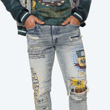 Smoke Rise - Magnificence Jeans | Mechanical Blue