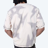 Smoke Rise - Ascended Studded Tee | Grey