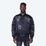 Smoke Rise - Athletics MA-1 Jacket | Black