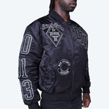 Smoke Rise - Athletics MA-1 Jacket | Black