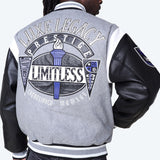 Smoke Rise - LUXE Legacy Wool Varsity Jacket | Heather Grey