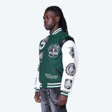 Smoke Rise - LUXE Legacy Wool Varsity Jacket | Hunter