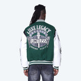 Smoke Rise - LUXE Legacy Wool Varsity Jacket | Hunter