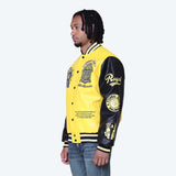 Smoke Rise - Legacy PU Varsity Jacket | Dandelion