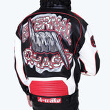 Smoke Rise - Chaos PU Racing Jacket | Red