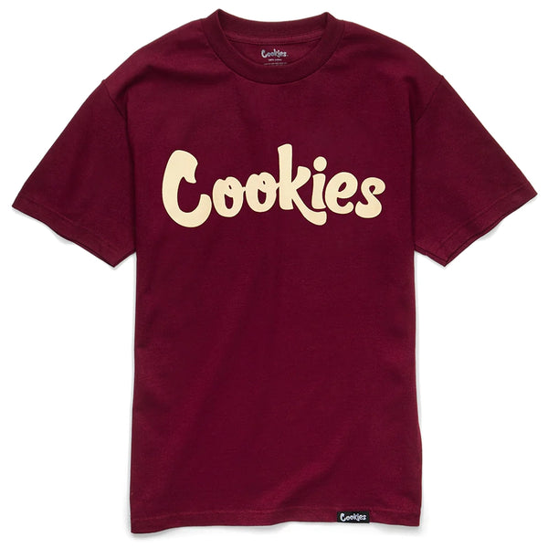 Cookies - Original Mint Tee | Burgundy/Cream