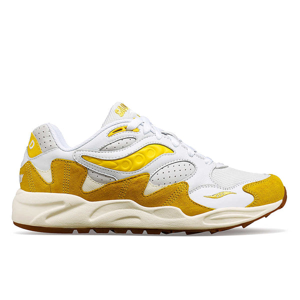 Saucony - Grid Shadow 2 | White/Yellow